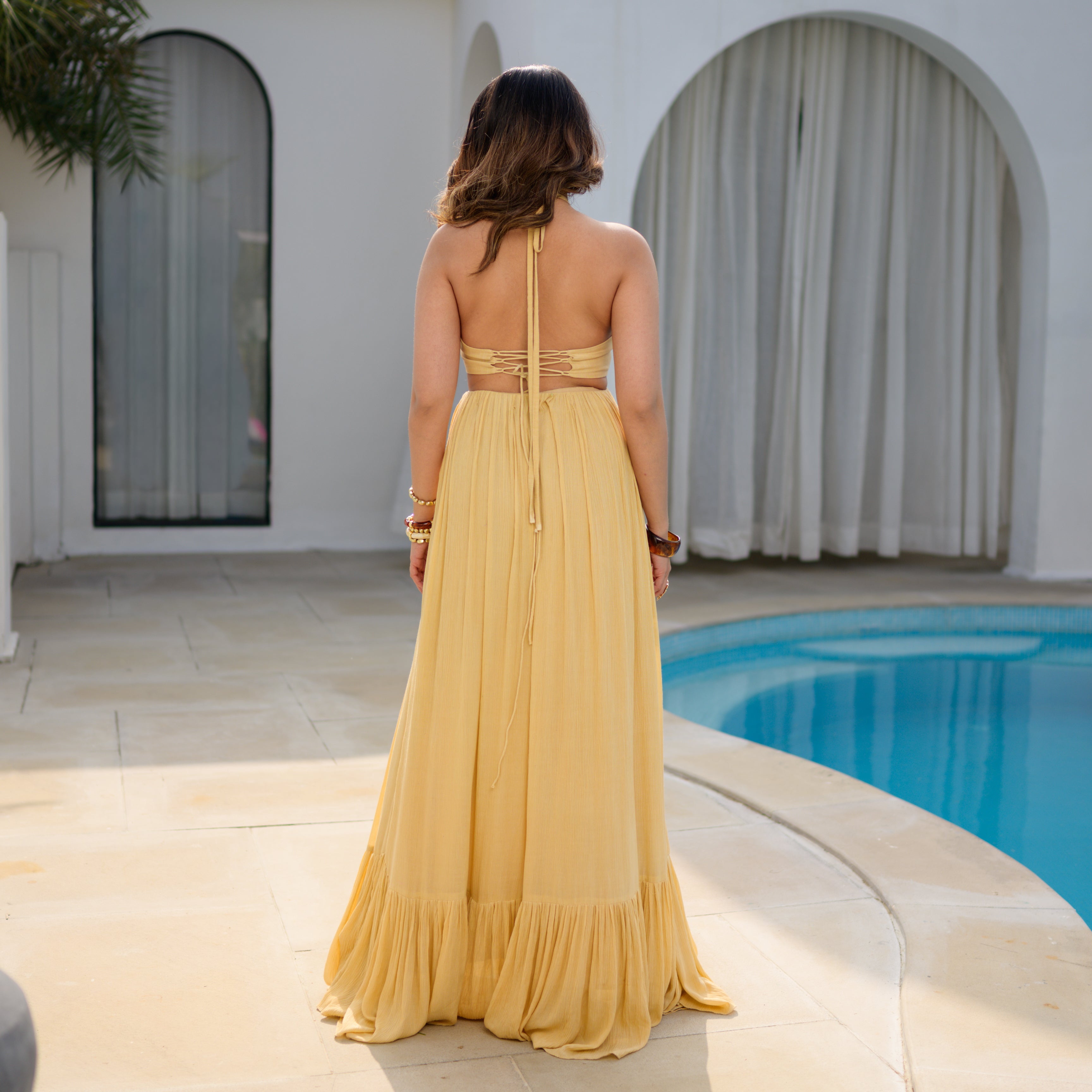 Sahara Beige Long Dress