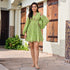 Ramble Green Floral Dress