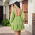 Ramble Green Floral Dress