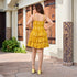 Mysterious Honey Short Dress