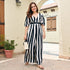 Contemporary Striped Jumpsuit