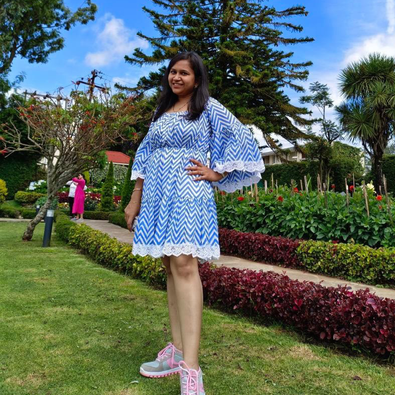 Zic Zac Cotton Printed Dress