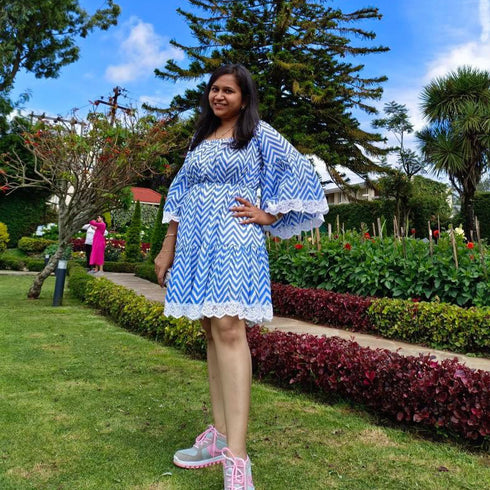 Zic Zac Cotton Printed Dress