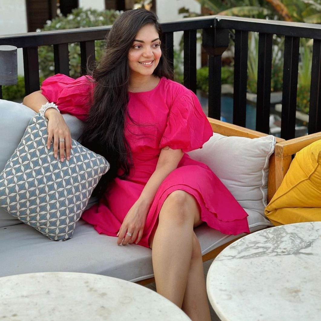 Pink Flambe Short Dress