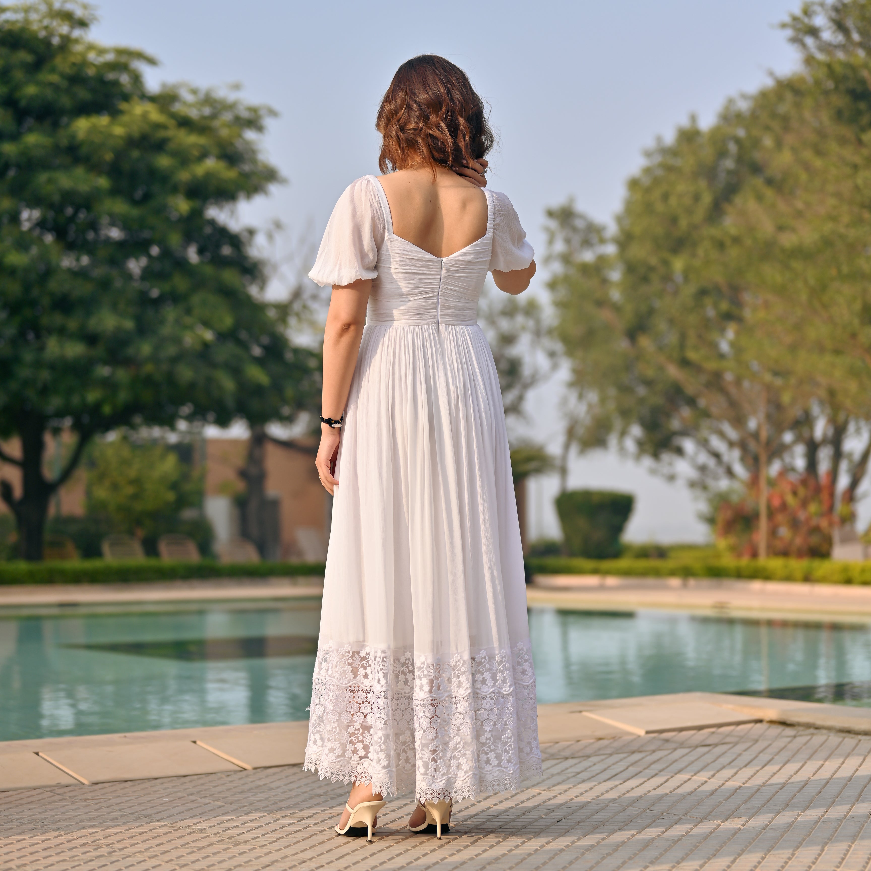 Lacy Daydream White Dress