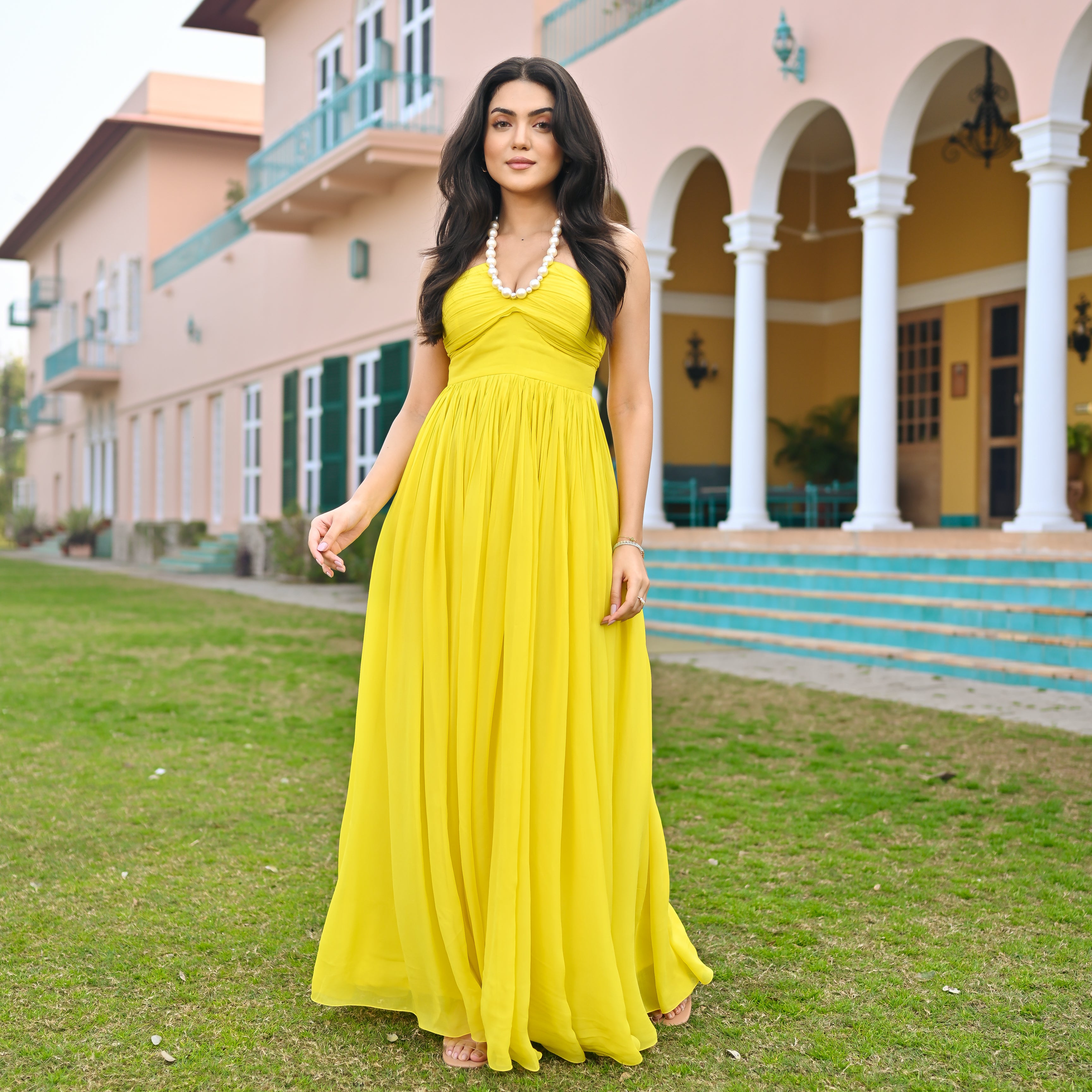 Mellow Yellow Pearl Dress