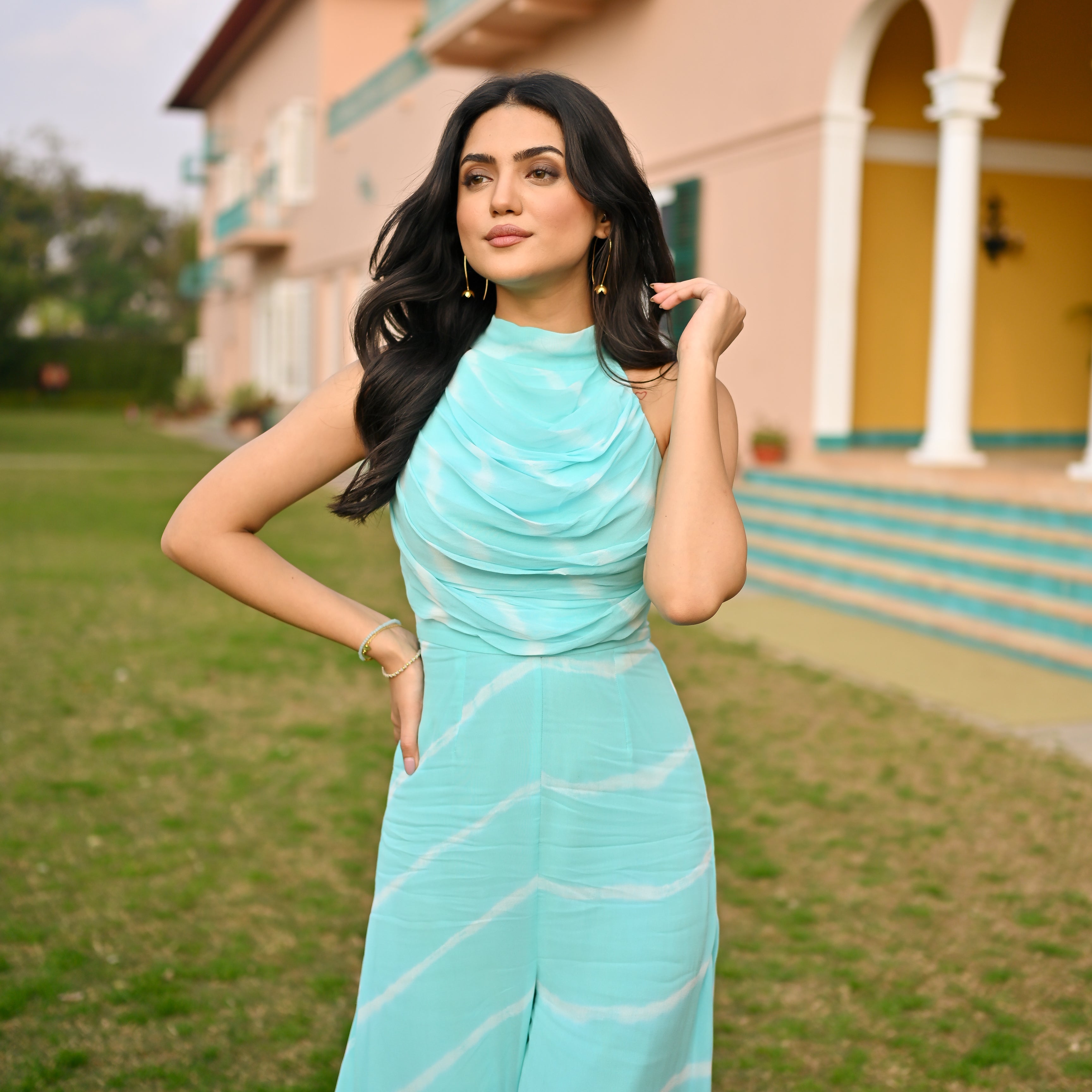 Glaring Blue Jumpsuit