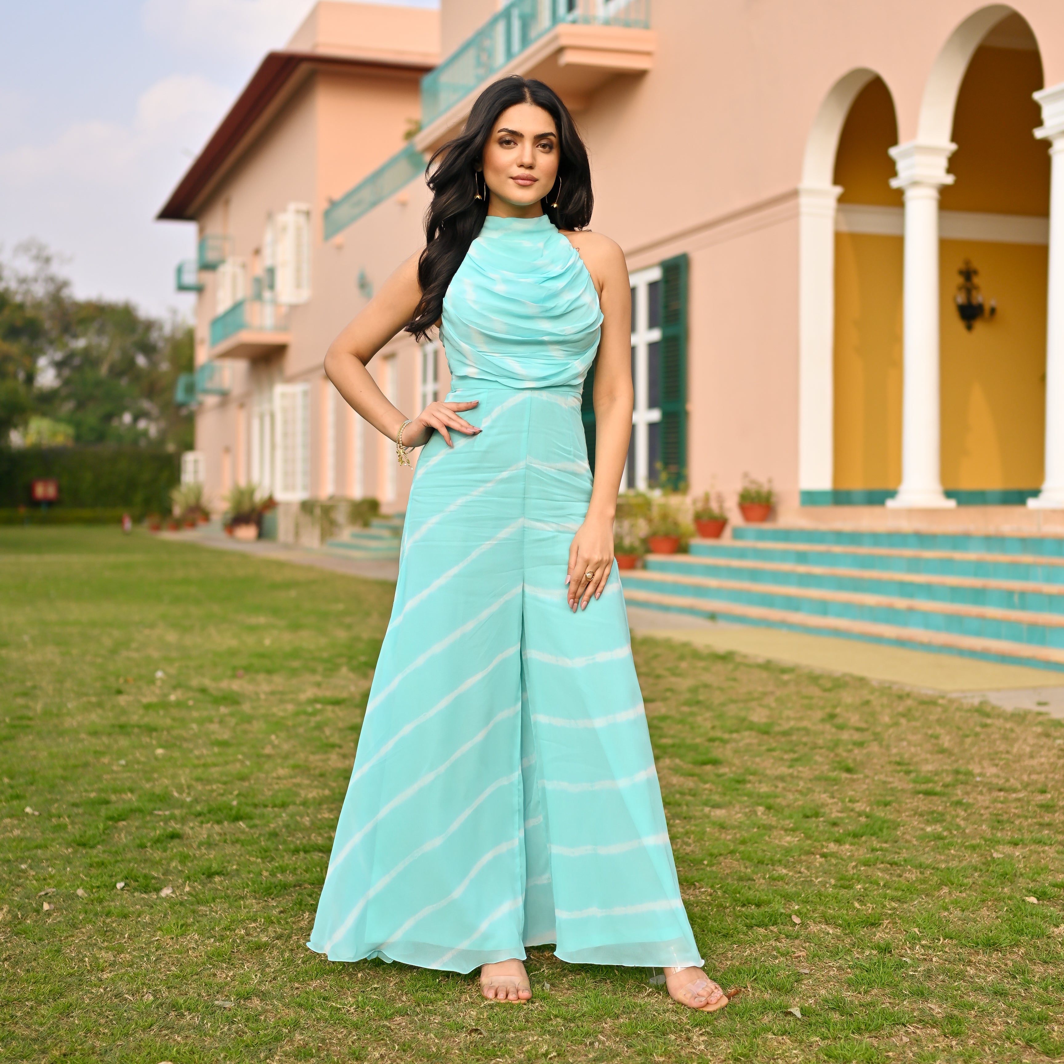 Glaring Blue Jumpsuit