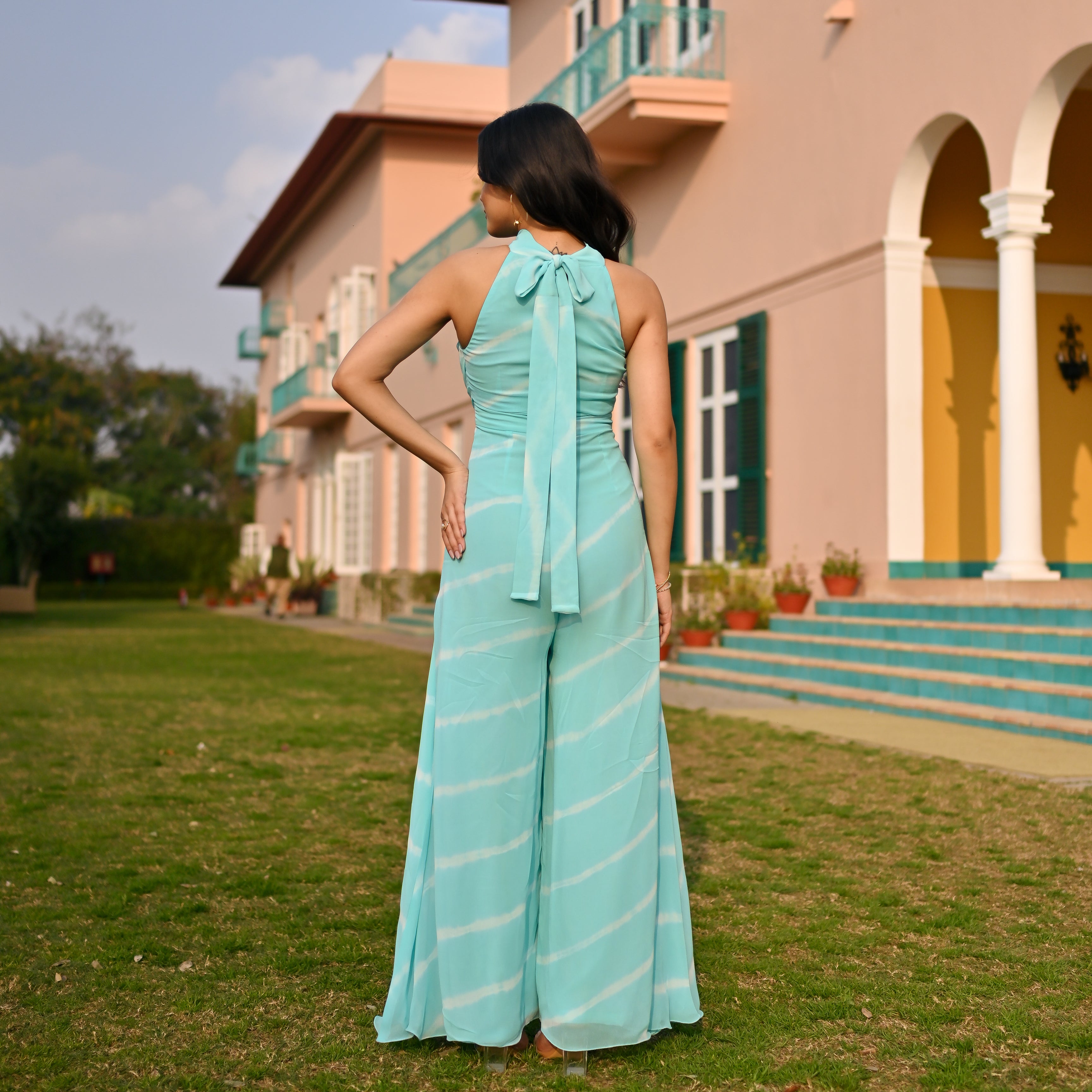 Glaring Blue Jumpsuit