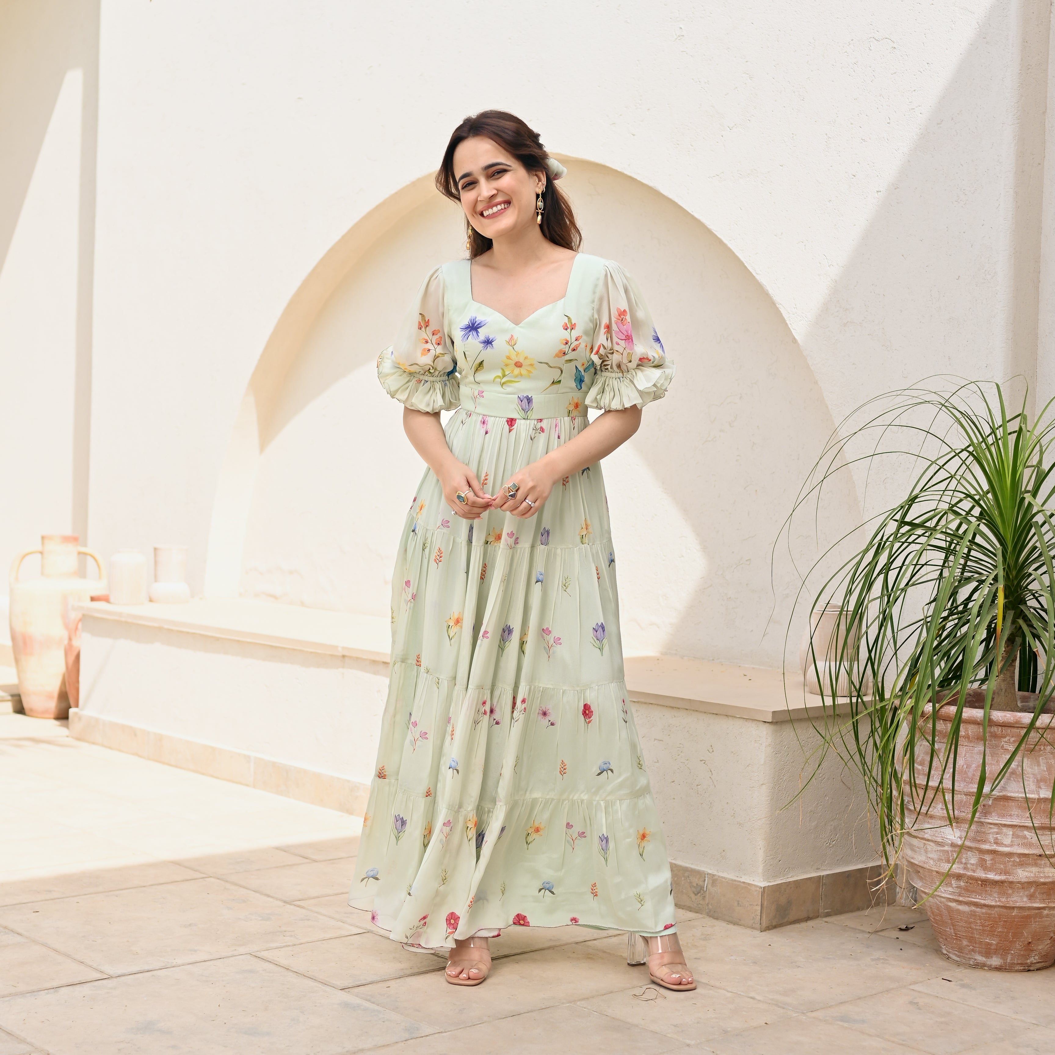 Serene Blossom Dress