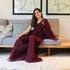Cordovan Pleated Jumpsuit
