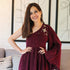 Cordovan Pleated Jumpsuit