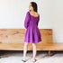Sunset Purple Cotton Dress
