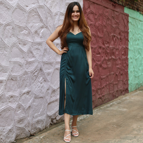 June Bug Satin Dress