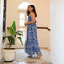 Royal Blue Backless Dress