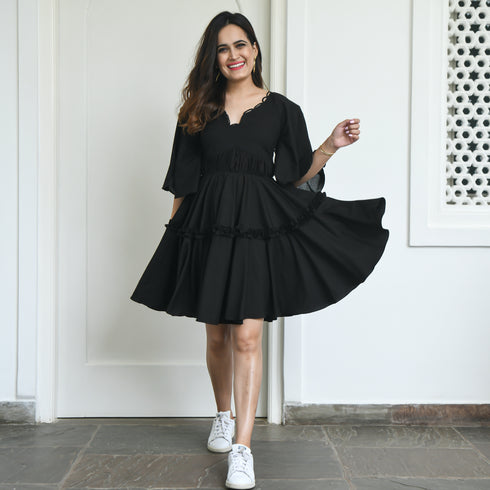 Ebony Cotton Dress