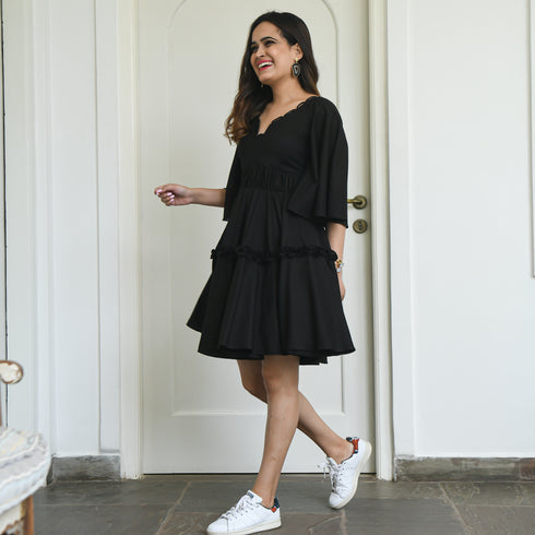 Ebony Cotton Dress