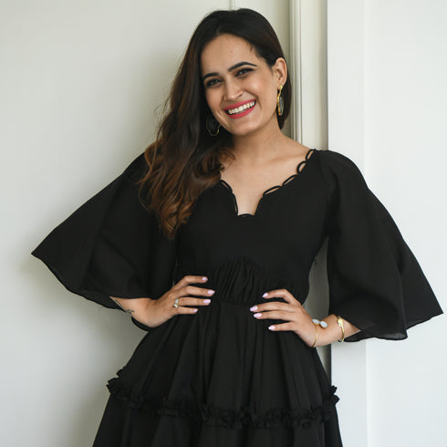 Ebony Cotton Dress