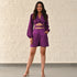 Heliotrope Purple Co-ord Set