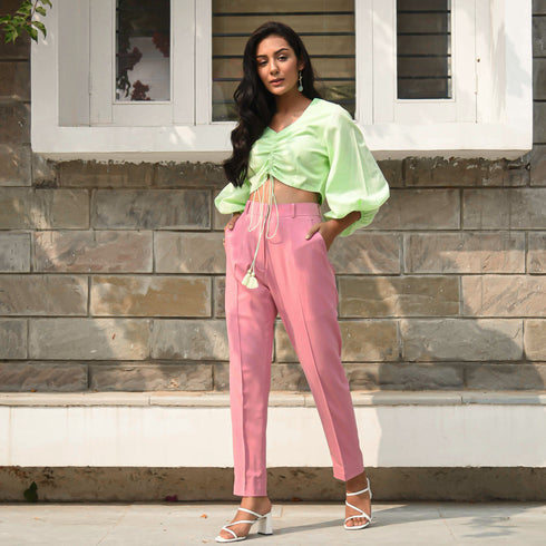 Blush Green Pink Co-ord Set