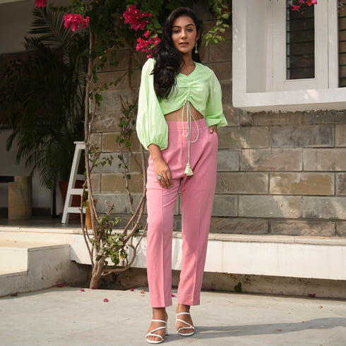 Blush Green Pink Co-ord Set