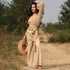 Golden Orange Cotton Co-ord set
