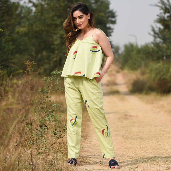Green Ash Cotton Co-ord Set