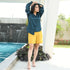 Blue Ensemble Shirt & Shorts
