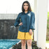Blue Ensemble Shirt & Shorts