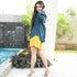 Blue Ensemble Shirt & Shorts