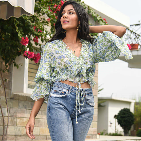 Belle Epoque Chiffon Top