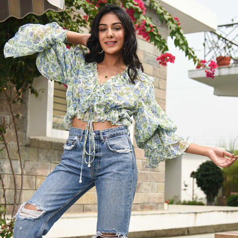 Belle Epoque Chiffon Top
