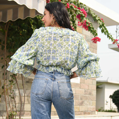 Belle Epoque Chiffon Top