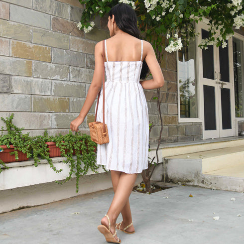 Button-down Cotton Dress