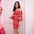 Baroque Bodycon Dress
