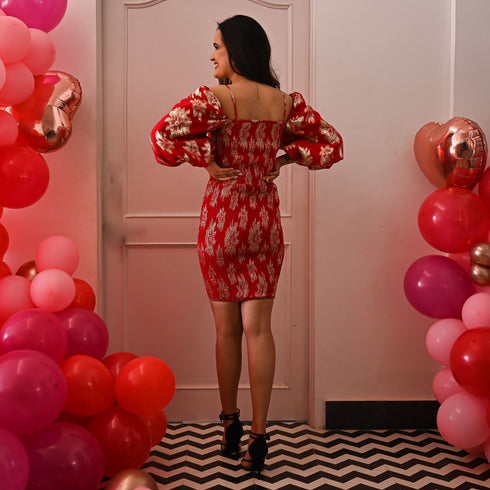 Baroque Bodycon Dress