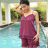 Wine Lace Nightwear