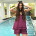Wine Lace Nightwear
