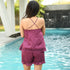 Wine Lace Nightwear