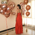 Juliette Satin Halter Dress
