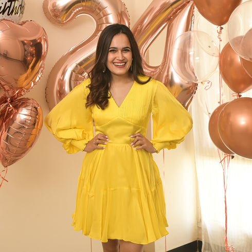 Canary Yellow Dress