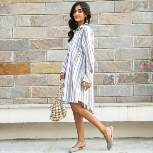 Tuffet Cotton Shirt Dress