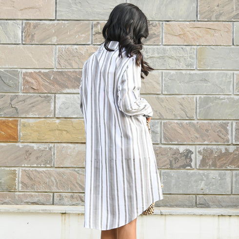 Tuffet Cotton Shirt Dress