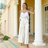 Achromic Laced Cotton Jumpsuit
