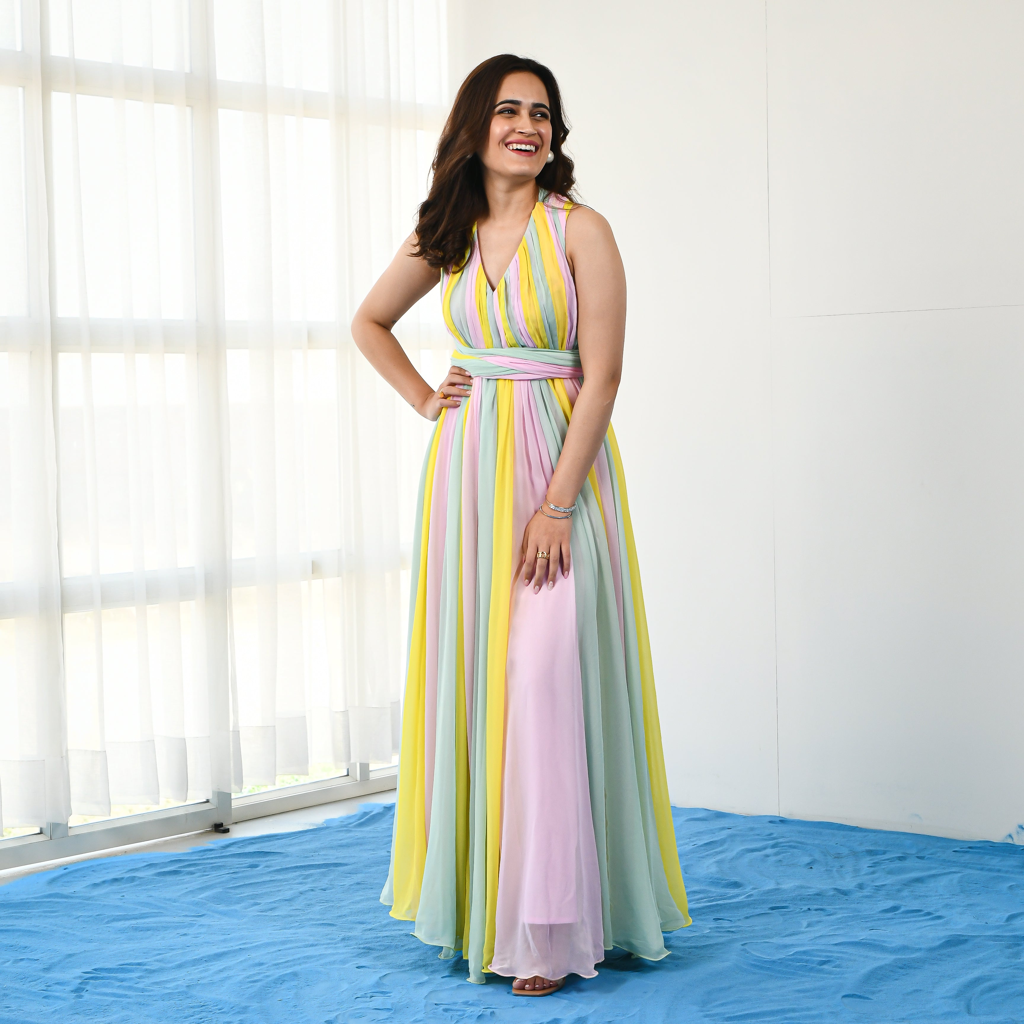 Flamboyant Layered Dress