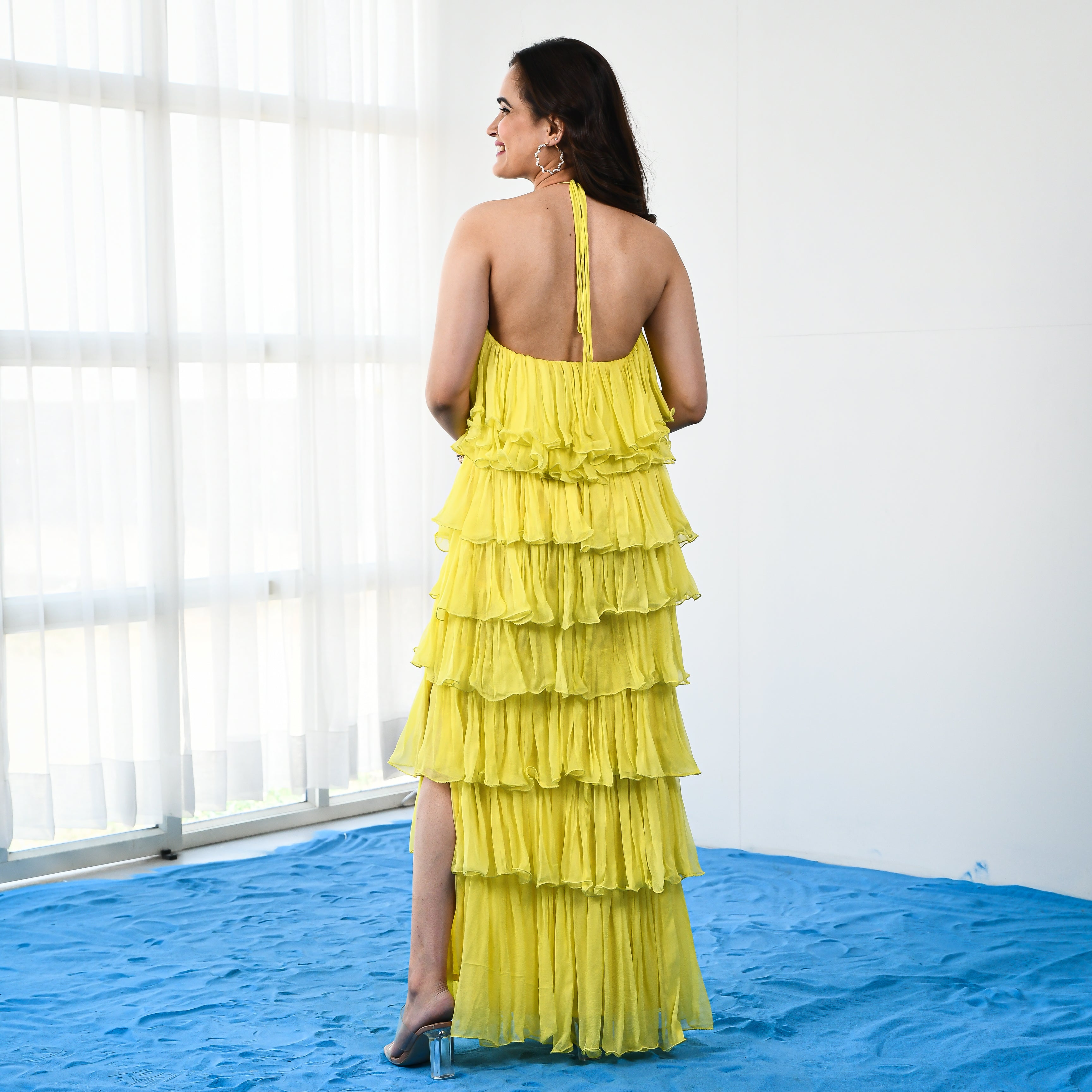 Canberra Yellow Long Dress
