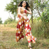 Fiery Red Cotton Co-ord set