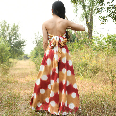 Fiery Red Cotton Co-ord set