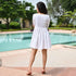Ivory Corset Short Dress
