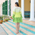 Verdant Mulmul Tier Dress
